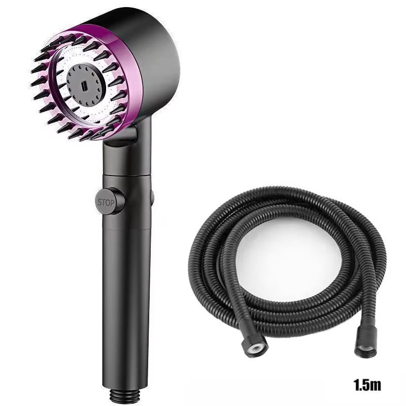 Shower Filter Four Modes Bathroom Accessories Head Massage Showerhead Replete for Shower Heads Knobs Showers Parts Fixture Home